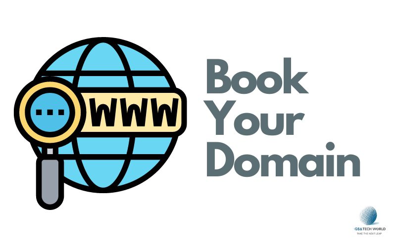 book your domain for website development
